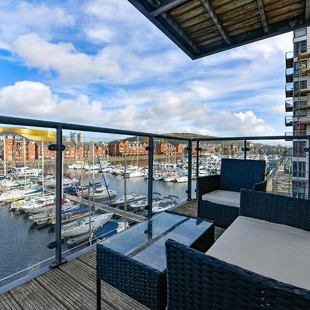 Just Stay Wales - Meridian Wharf, Marina View - 2 Bed Apartment 斯旺西 外观 照片